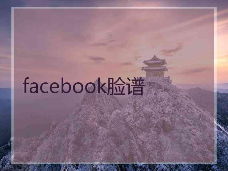 facebook脸谱